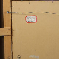 John Austin Tempera on Artist Board “White House in Woods Hole”