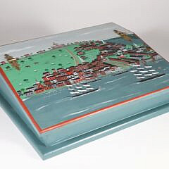 G.P. Scheide Decorated Writing Box