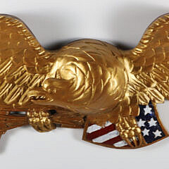 Carved and Gilt American Eagle