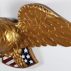 Carved and Gilt American Eagle