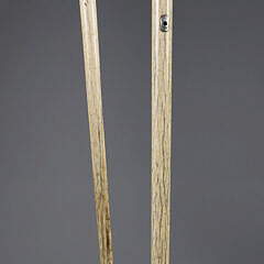 Two Whaler Made Knob Walking Sticks, 19th Century