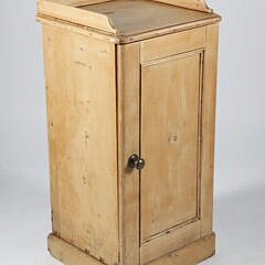 Antique English Pine Bedside Stand