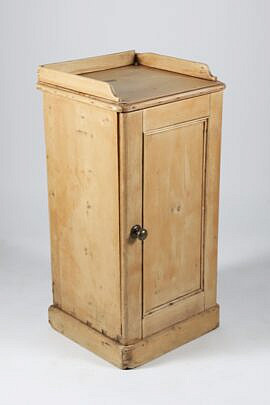 Antique English Pine Bedside Stand