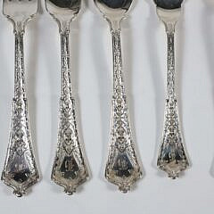 Tiffany & Co. Sterling Silver Flatware Service in the “Persian” Pattern, 81 Pieces, Approx. 100 Troy Ounces