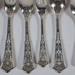 Tiffany & Co. Sterling Silver Flatware Service in the “Persian” Pattern, 81 Pieces, Approx. 100 Troy Ounces