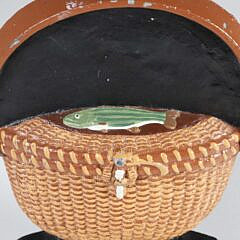 Nantucket Basket Limited Edition Door Stop by Oak & Ivory 1995