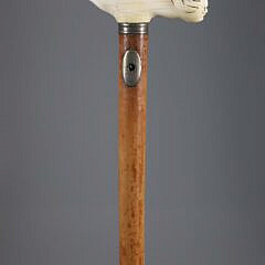 Whaler Made “Bird-Man” Grip Cane, 19th Century