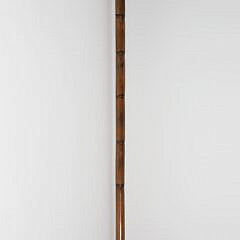 Carved Bulldog Grip Walking Stick, 19th Century