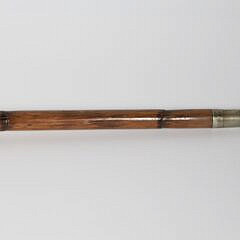 Carved Bulldog Grip Walking Stick, 19th Century