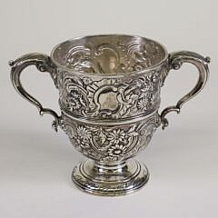 George III Irish Sterling Silver Loving Cup, Late 18th Century