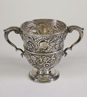 George III Irish Sterling Silver Loving Cup, Late 18th Century