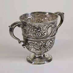 George III Irish Sterling Silver Loving Cup, late 18th Century