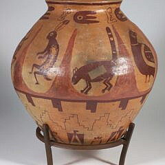 Mata Ortiz Style Earthenware Jar, Mexico, 20th Century