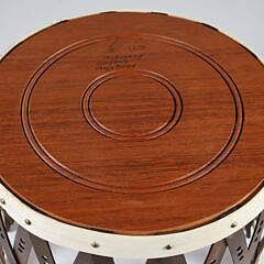 Contemporary Bone and Cocobolo Knitting Basket