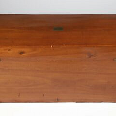 Antique Brass Bound Camphorwood Trunk