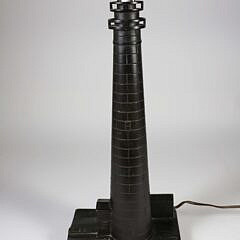 Patina Bronze Electrified Lighthouse Lamp