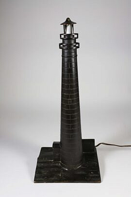 Patina Bronze Electrified Lighthouse Lamp