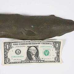 Contemporary Cast Iron Sperm Whale Paper Weight