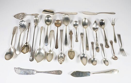 26 Misc. Pieces of Sterling Silver Flatware
