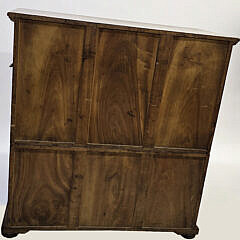 Extraordinary Antique Chinese Export Camphorwood Campaign Tall Chest of Drawers, 19th century