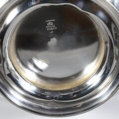 Gorham Sterling Silver Pedestal Bowl with Scroll Embossed Rim