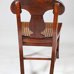 American Curly Maple Youth Chair, circa 1840