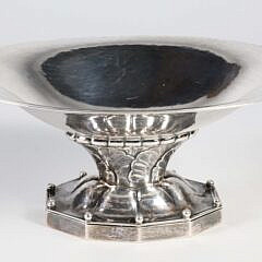 George Jensen Sterling Silver Footed Candy Dish