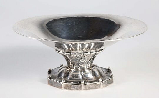 George Jensen Sterling Silver Footed Candy Dish