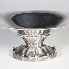 George Jensen Sterling Silver Footed Candy Dish