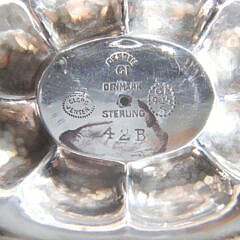 George Jensen Sterling Silver Footed Candy Dish