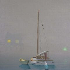 Early Robert Stark Jr.  Oil on Canvas “A Peaceful Affair”