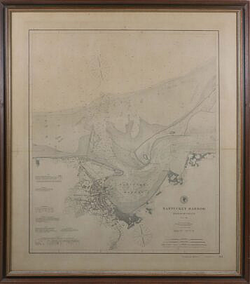 1894 Map of Nantucket Harbor