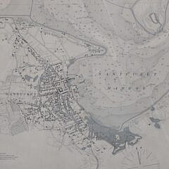 1894 Map of Nantucket Harbor, Published 1894 by the United States Coast and Geodetic Survey