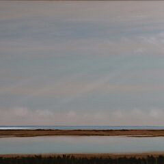 Robert Stark Jr. Oil on Linen “Clamming on Nantucket”