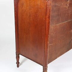 American Sheraton Bird’s Eye Maple Graduated Chest of Drawers, 19th Century