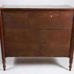 American Sheraton Bird’s Eye Maple Graduated Chest of Drawers, 19th Century
