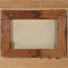Charles Drew Cahoon Oil on Artist Board “Windmill on Nantucket Island”