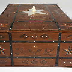Finely Inlaid Maritime Theme Box, 19th Century