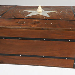 Finely Inlaid Maritime Theme Box, 19th Century