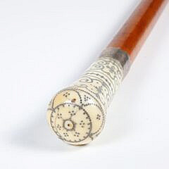 Pique Silver Walking Stick, 17th / 18th Century