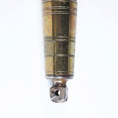 37 Inch Telescope Walking Stick With Silver Collar