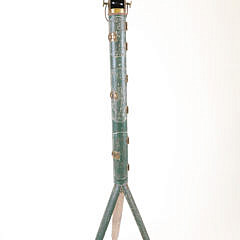 Rare System Grain Tester Shagreen Shaft Cane 19th Century