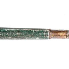 Rare System Grain Tester Shagreen Shaft Cane 19th Century