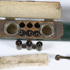 Rare System Grain Tester Shagreen Shaft Cane 19th Century