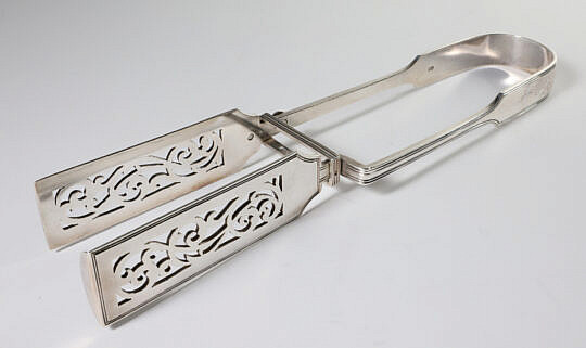 Sterling Silver Asparagus Server 19th Century