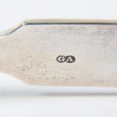 Sterling Silver Asparagus Server, 19th Century
