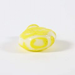 Chinese Yellow Overlay Glass “Phoenix” Snuff Bottle, Qing Dynasty