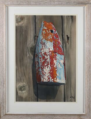 Marshall Dubock (American b. 1943) Watercolor on Paper "Buoy"