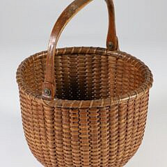 Nantucket Round Basket, 19th Century