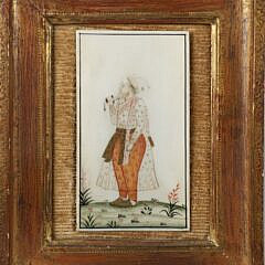 Mughal Style Miniature Painting of a Prince
